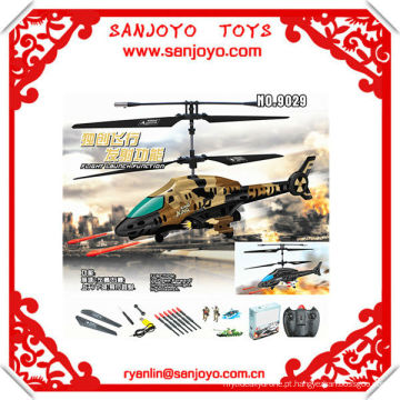 9029 rc helicóptero brinquedo projetando um míssil nova temporada hotseller !! 2.5 canais